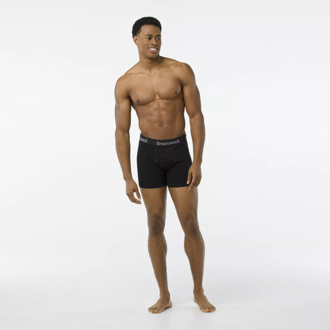 Smartwool Merino Boxer Brief boxeri pentru bărbați, negri, M
