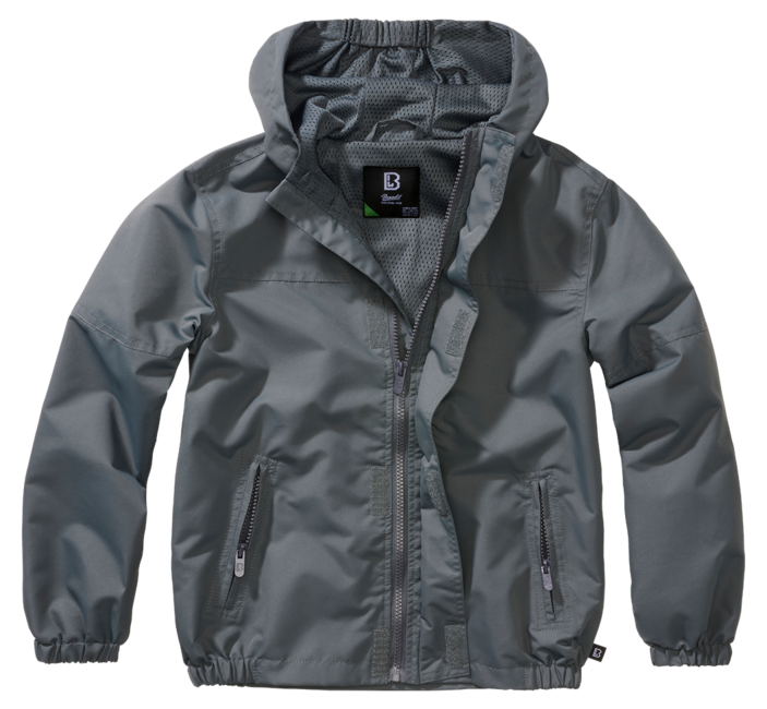 Brandit Summer Frontzip Windbreaker geacă pentru copii, anthracite