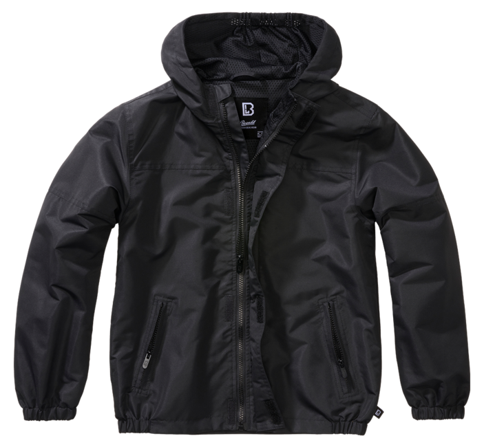 Brandit Summer Frontzip Windbreaker geacă pentru copii, neagră
