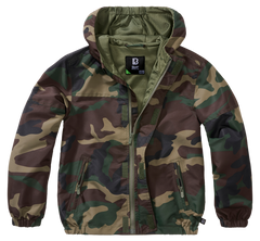 Brandit Summer Frontzip Windbreaker geacă pentru copii, woodland