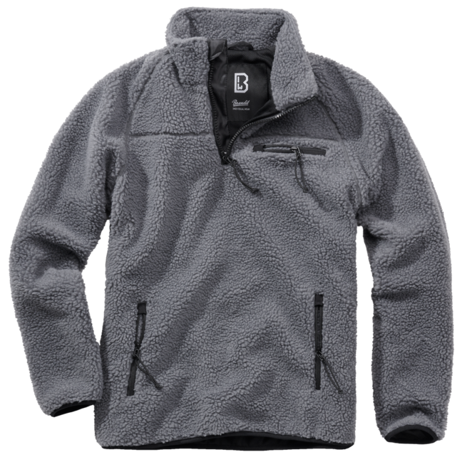 Brandit Teddyfleece Troyer geacă fleece, anthracite