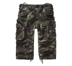 Brandit Industry Vintage pantaloni scurți 3/4, Woodland