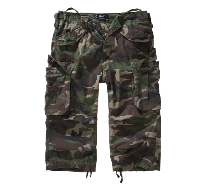 Brandit Industry Vintage pantaloni scurți 3/4, Woodland