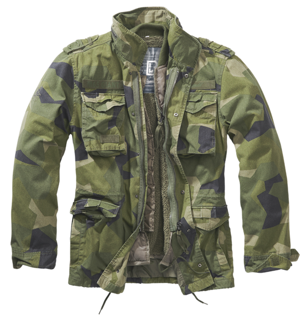 Brandit M65 Giant geacă de iarnă Swedish Camo M90