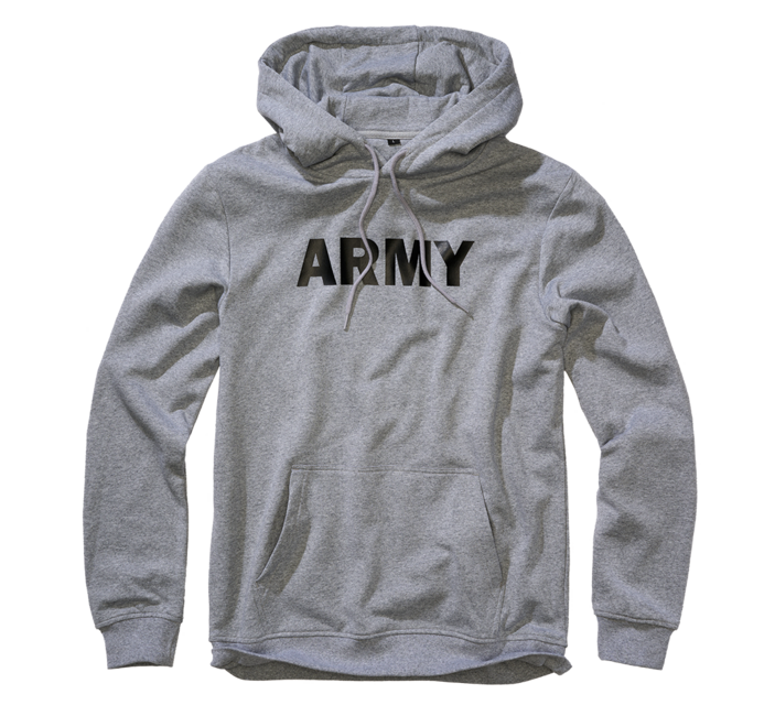 Brandit Army hanorac cu glugă, grey melange