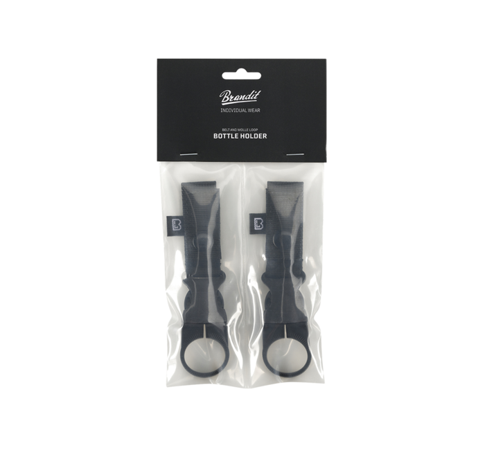 Brandit MOLLE suport pentru sticlă 2 pack, negru