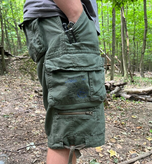 Brandit Savage Vintage pantaloni scurți, oliv