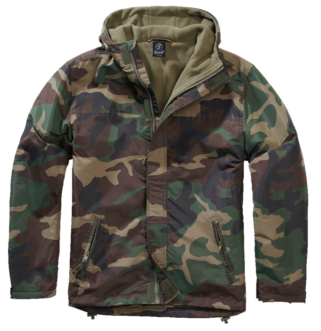 Brandit Windbreaker Frontzip geacă, Woodland
