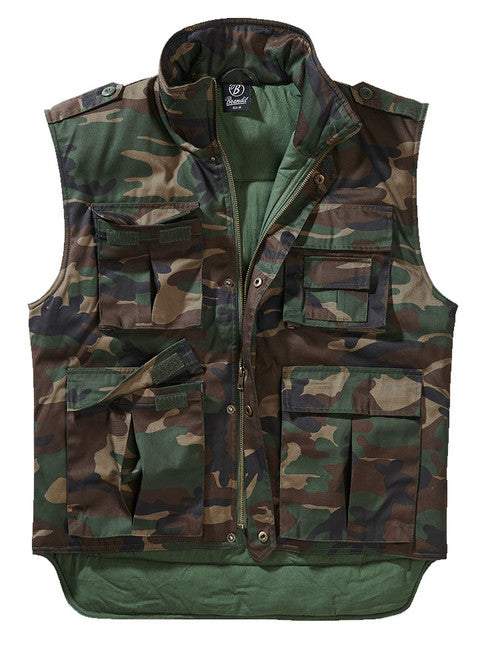 Brandit Ranger vestă căptușită, Woodland