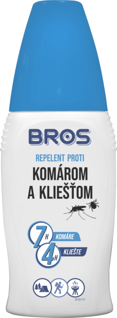 BROS repelent împotriva țânțarilor și căpușelor 100 ml