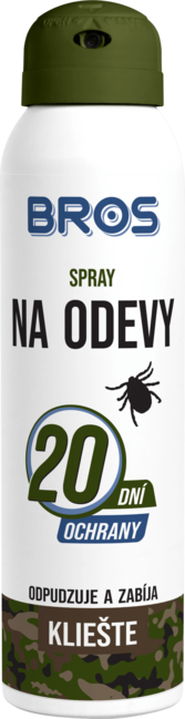BROS spray pentru îmbrăcăminte împotriva căpușelor 90 ml