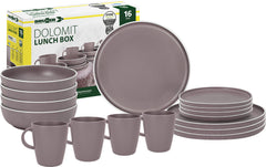 Brunner Lunch Box Dolomit set de tacâmuri de camping, violet