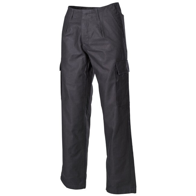 MFH BW Moleskin pantaloni, negri