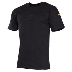 MFH BW Tropical tricou cu steme naționale, negru