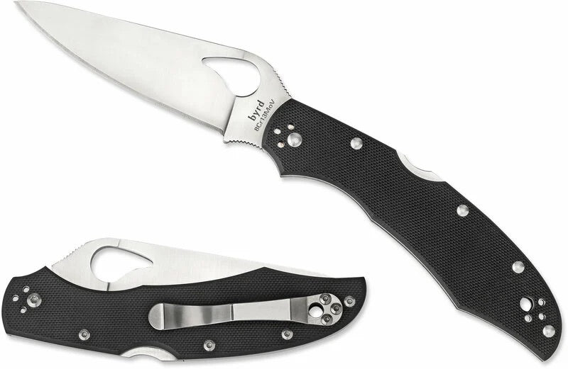 Byrd Cara 2 Plain briceag 9,5 cm, negru