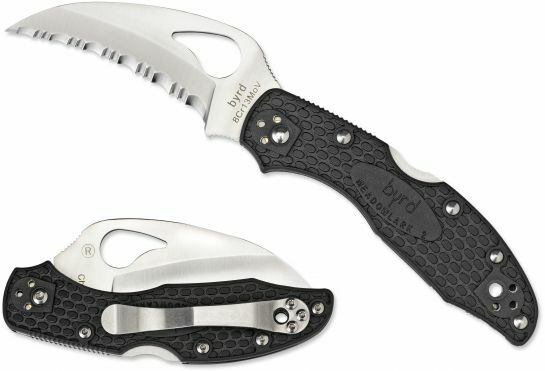 Byrd Hawkbill Lightweight briceag 7,2 cm, negru, FRN