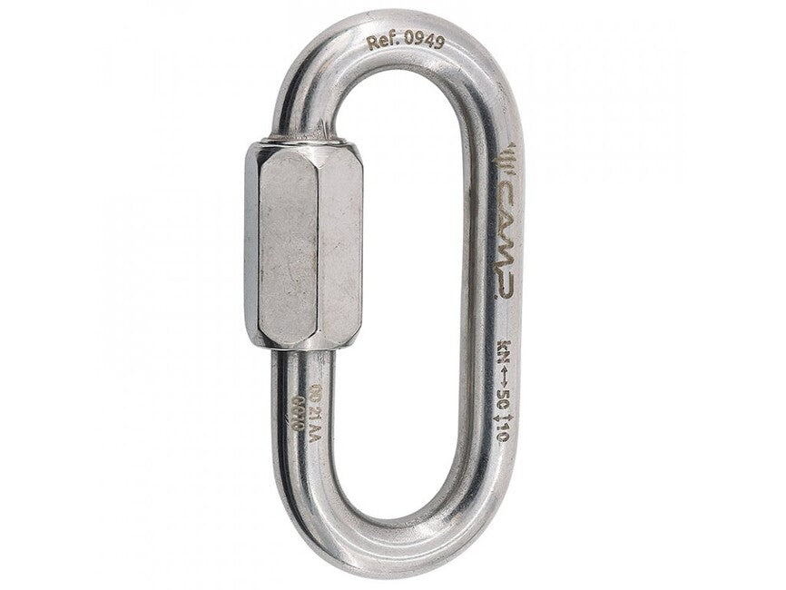 CAMP Oval Quick Link 10 mm carabinieră ovală, oțel inoxidabil