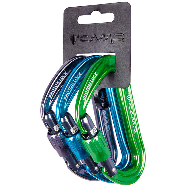 CAMP Photon Lock 3 Pack carabinieră cu zăvor cu șurub