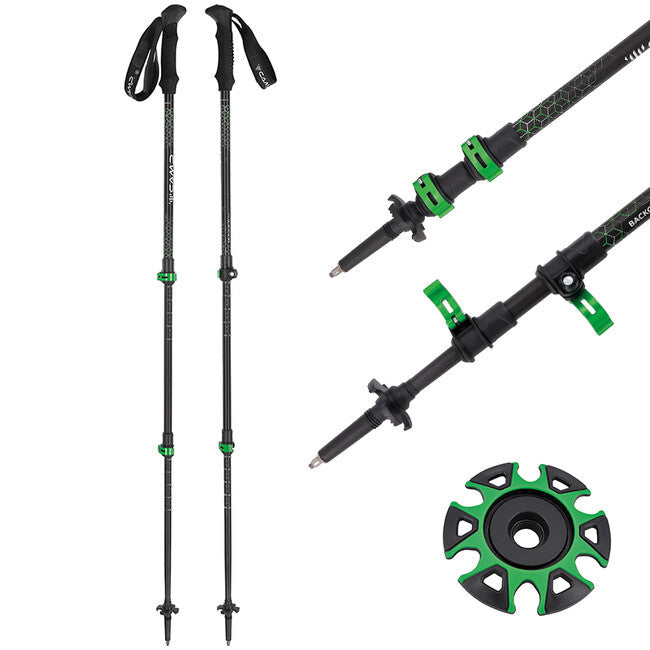 CAMP Backcountry 3 bețe de trekking 67 - 135 cm