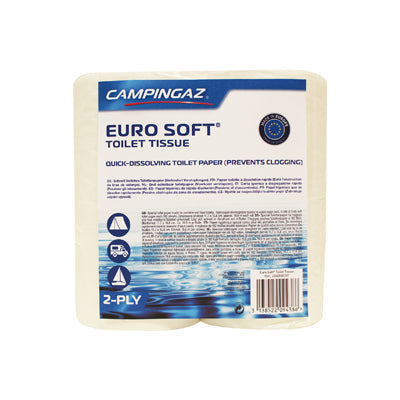 Campingaz Euro Soft® hârtie igienică, 4 role