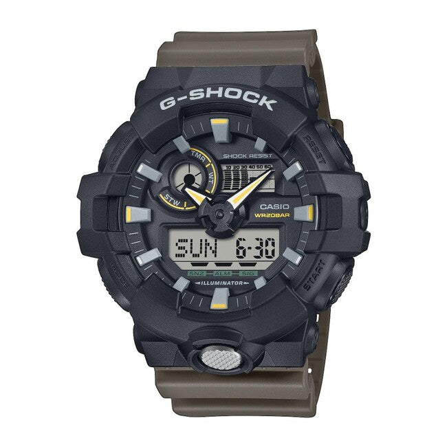Casio G-Shock GA-710TU-1A3ER ceas, negru/maro