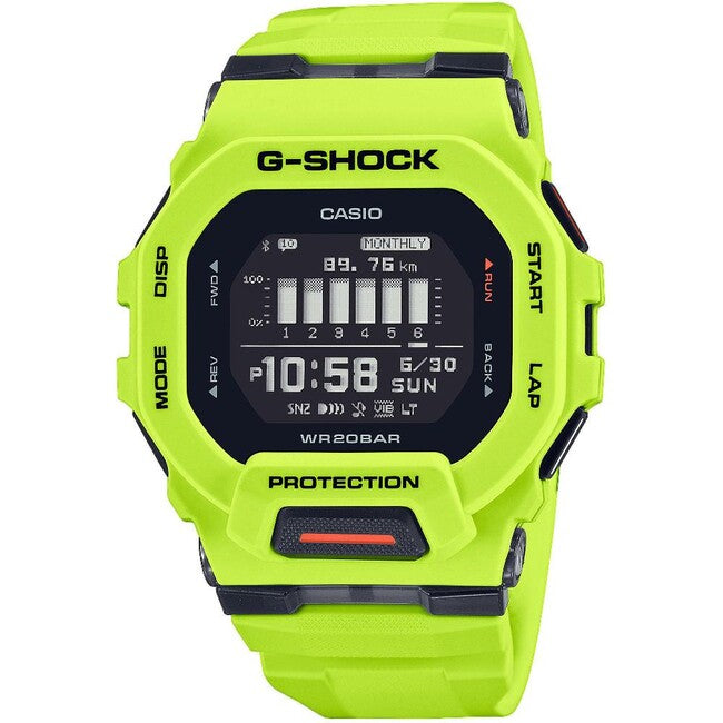 Casio G-Shock GBD-200-9ER ceas, negru/galben
