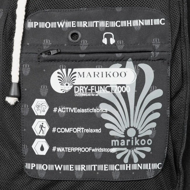 Marikoo ZIMTZICKE P geacă softshell pentru femei de iarnă cu glugă