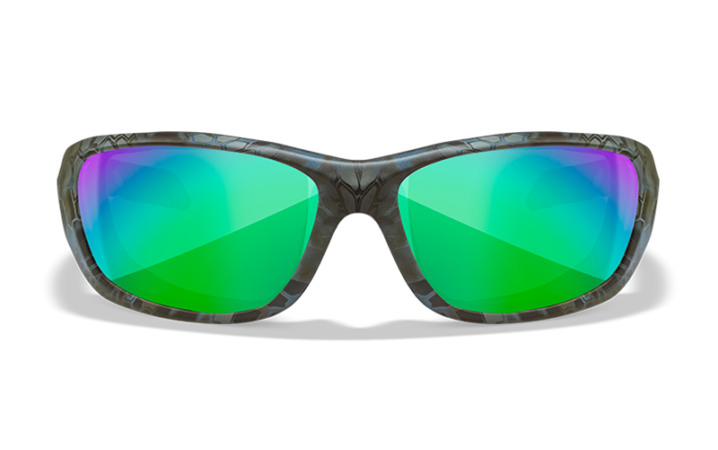 WILEY X GRAVITY ochelari de soare polarizați, oglindă verde