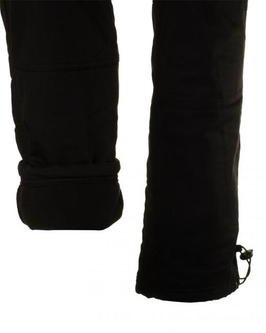 Loshan Elwood pantaloni căptușiți pentru bărbați, negri