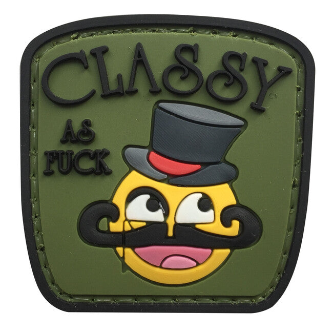 WARAGOD emblemă Classy As Fuck PVC Patch