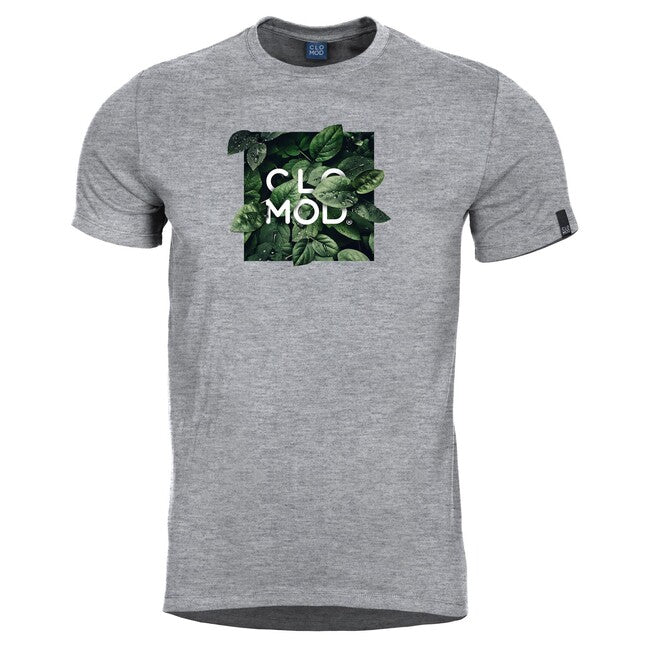 CloMod Leaves tricou scurt, melange
