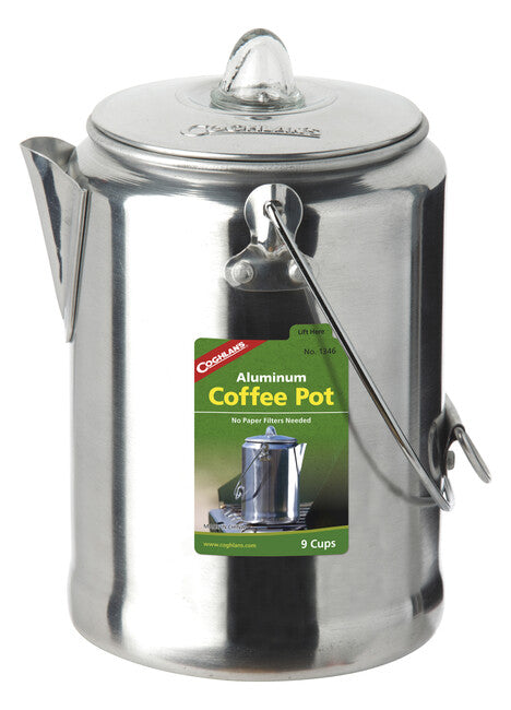 Coghlans CL percolator pentru cafea din aluminiu 9 căni