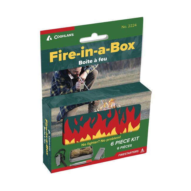 Coghlans Fire in a box set pentru aprinderea focului