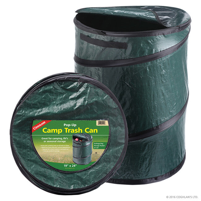 Coghlans Pop-Up Stuffbag coș de camping 100 litri, verde închis