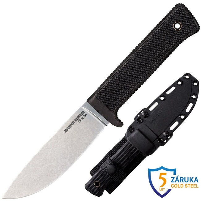 Cold Steel Master Hunter cuțit cu lamă fixă 3V, Stonewashed