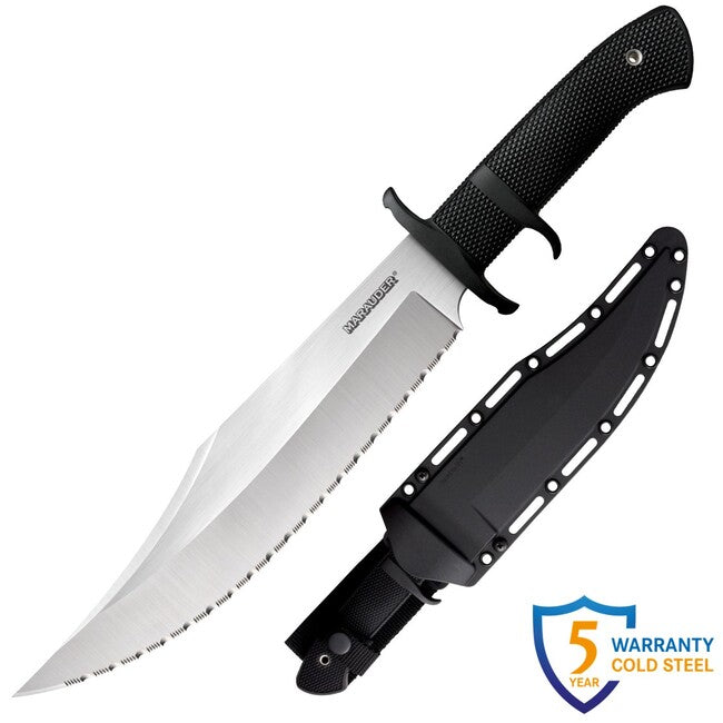 Cold Steel Marauder cuțit cu lamă fixă zimțată (AUS8A)
