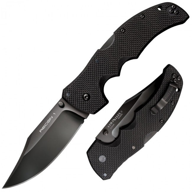 Cold Steel Recon 1 cuțit, 23,8cm, Clip Point Plain deschidere