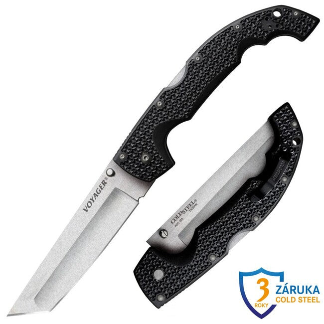 Cold Steel Voyager Extra Large briceag tanto Pt. Plain (AUS10A)