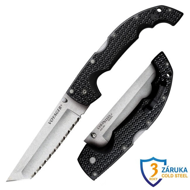 Cold Steel Voyager Extra Large briceag tanto Serrated (AUS10A)