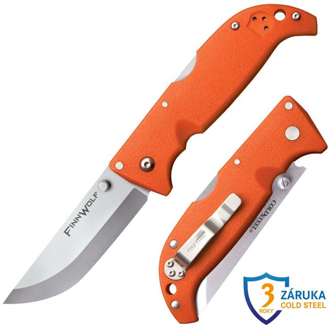 Cold Steel Finn Wolf briceag mâner portocaliu (AUS8A)