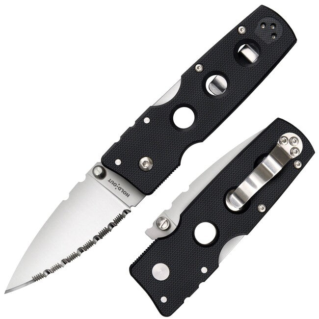 Cold Steel Hold Out 3" briceag Blade Serr. Edge