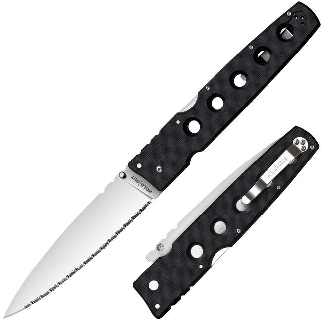 Cold Steel Hold Out briceag 6" Blade, Serr. Edge