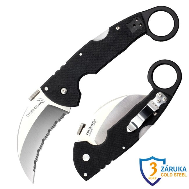 Cold Steel Tiger Claw briceag Serrated Edge