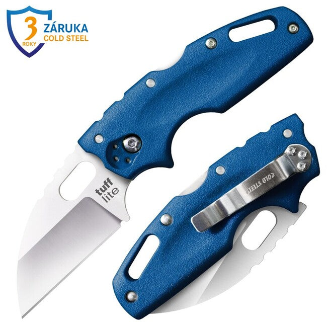 Cold Steel Tuff Lite briceag Plain, mâner albastru (AUS8A)
