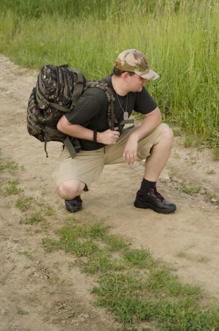 Helikon-Tex CPU pantaloni scurți Rip-Stop, khaki