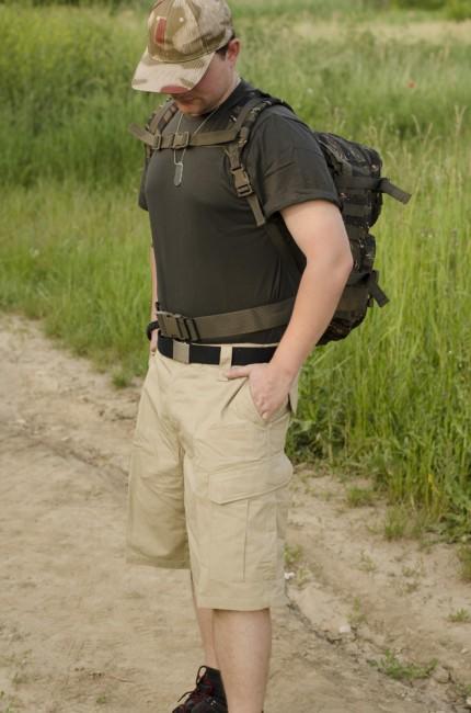 Helikon-Tex CPU pantaloni scurți Rip-Stop, khaki