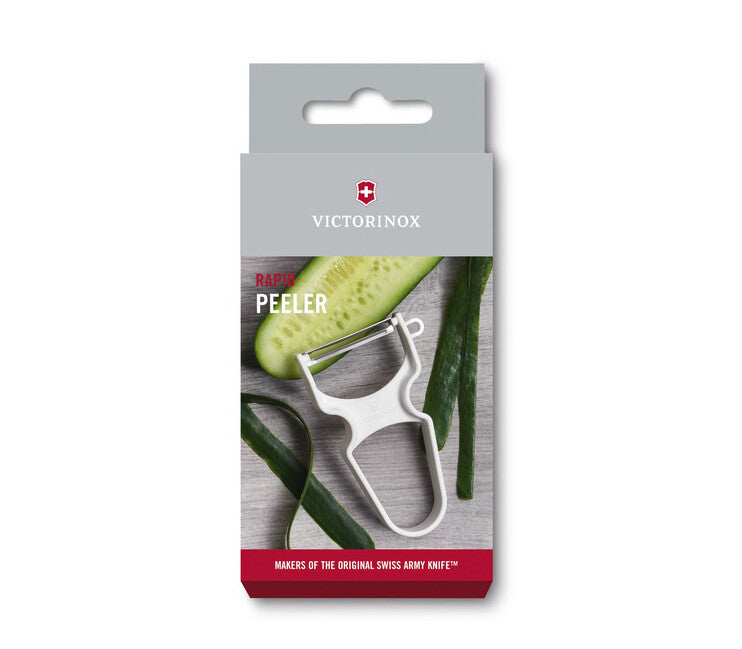 Victorinox Swiss Classic Rapid curățător din plastic cu tăiș din aluminiu, alb