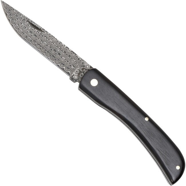Haller Damast cuțit de supraviețuire cu oțel damasc Damast-Tame Ebenholzgriff 42984
