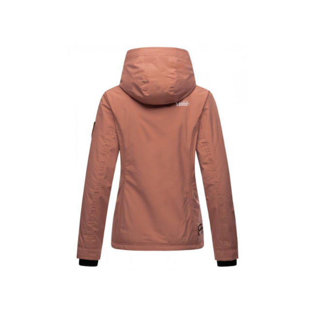 Marikoo BROMBEERE geacă de tranziție pentru femei cu glugă, Terracotta