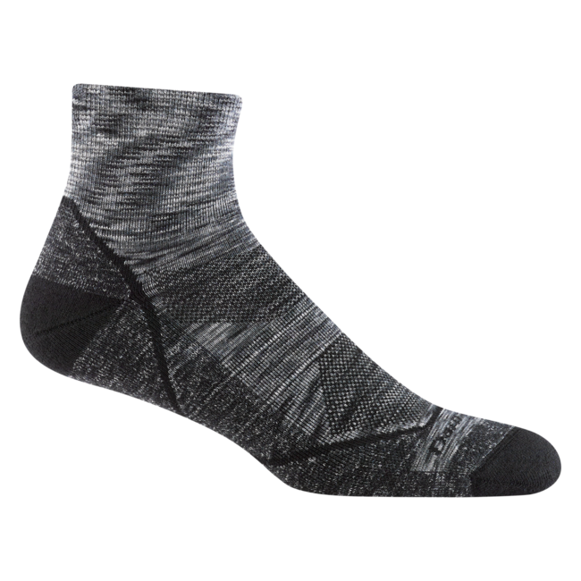 Darn Tough Light Hiker 1/4 șosete ușoare cu pernă, Space Gray